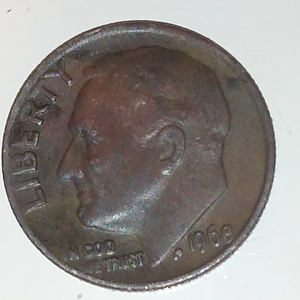 Copper Dime 1968