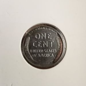 1943 reverse half/ half no mint penny