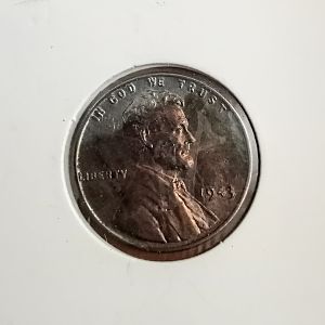 1943 no mint copper / silver penny
