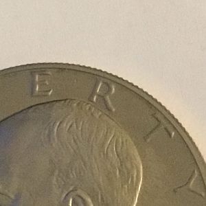 1976 S Silver Proof Ike - Peg Leg R