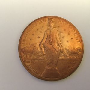 1955 Ike Presidential Innauguration Token Rev