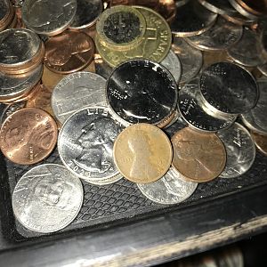 Goodies found in coin compartment