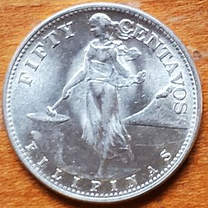 Philippines 50 centavos 1944-S