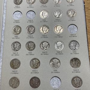 Mercury Dimes 2/2 folder Oct 2021