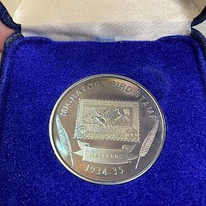 Migratory birds silver rounds