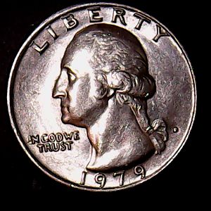 1979 D Quarter Normal Obverse