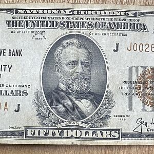 Gold seal $50