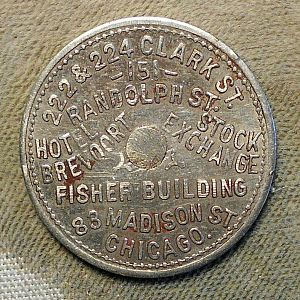1880 Hannah & Hogg Plugged Token