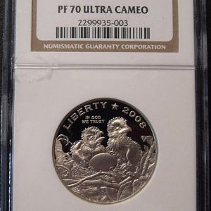 2008 s $.50 bald eagle obv