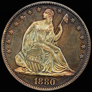 Seated Half Proof