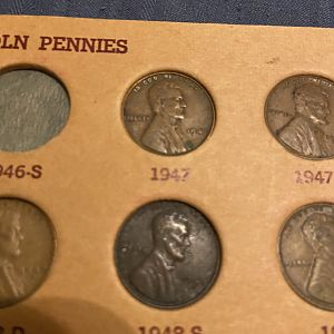 1948 S black coin in registry
