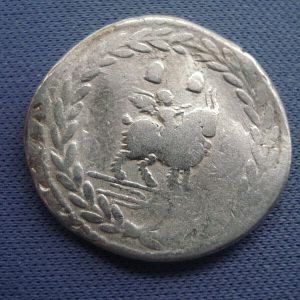 85 BC Roman Republic - Mn. Fonteius - AR Silver Denarius