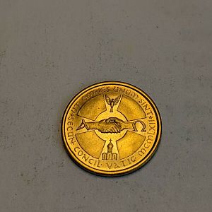 1962 Second Vatican Ecumenical Council Medal-Reverse
