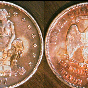 1877 S Trade Dollar
