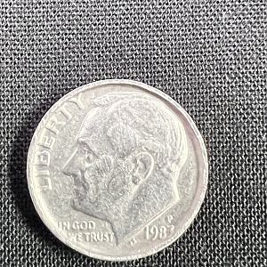 1983 P Dime Obverse
