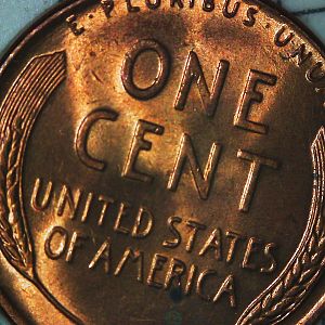 would this be a lamination error ?  - back of cent