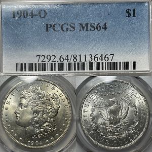 1904-O MS64 Morgan $1