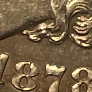 1878 Morgan date notch 1st 8