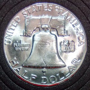 1960-P Franklin Half Reverse