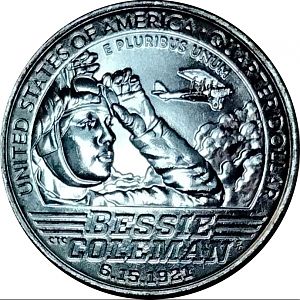 2023 D Bessie Coleman Quarter
