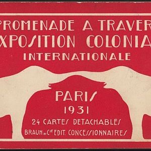 1931 Paris International Exposition 24 postcard booklet