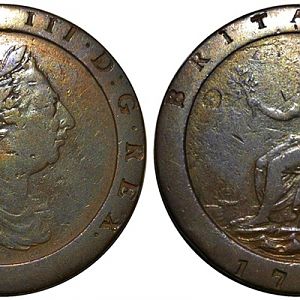C166 1797 Two Pence Cartwheel