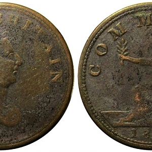 C174 1814 George III Commerce Halfpenny
