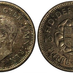 C184 1939 GB Three Pence