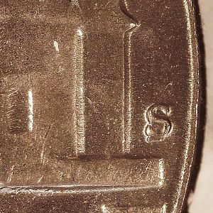 1954 S over D Jefferson Nickel
