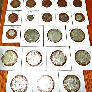 21 Chinese Counterfeit Fake Coins