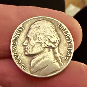 1946 nickel no mint