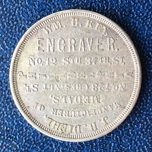 1869-1880 Philadelphia Pennsylvania WM Key & JH Diehl Token, super rare!