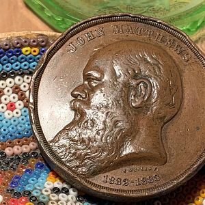1882 John Matthews Soda Water Medal