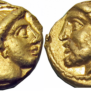 Greek .KYRENAICA. Kyrene. Ophellas, Ptolemaic Governor, second reign, 312-309 BC.