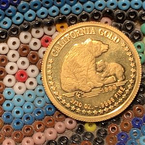 1996 California Grizzly Bear Gold Coin