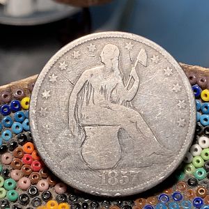 1857-O Potty Half Dollar Coin