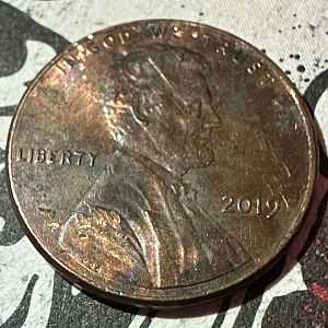2019 Lincoln penny w errors
