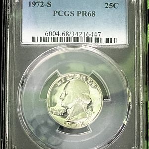 1972-S Washington Quarter - Obverse