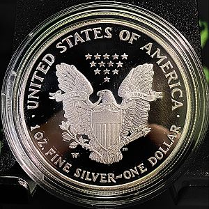 2007 West Point American Silver Eagle - Reverse
