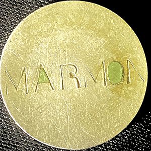 1899 Marmon Liberty Nickel Token - Reverse