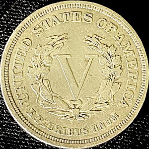 1902 Liberty Nickel - Reverse