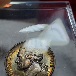 1938 D Jefferson nickel