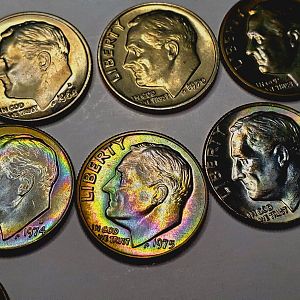 Roosevelt dime set