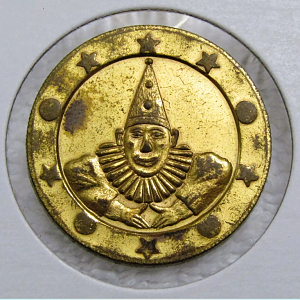 Carnival Clown Gaming Token- Obverse
