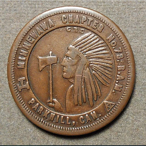 Minnewawa Chapter No.78 Masonic Penny
