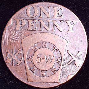1906 Buffalo Keystone Chapter Masonic Penny
