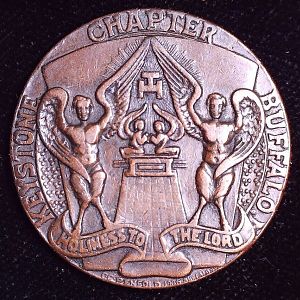 1906 Buffalo Keystone Chapter Masonic Penny