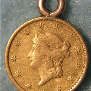 1851 Liberty Dollar Coin/ Love Token