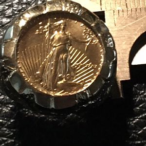 1989 Gold coin ring 14k