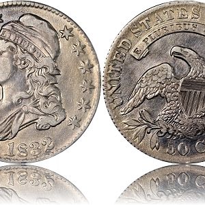 1832 Capped Bust 1/2 Dollar